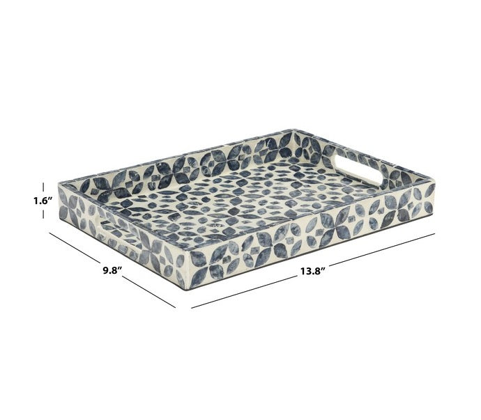 Pelago Rectangle Capiz Tray