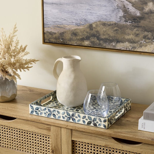 Pelago Rectangle Capiz Tray