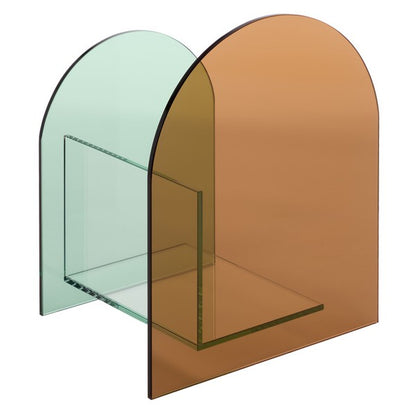 Sauro Tempered Glass Book Display