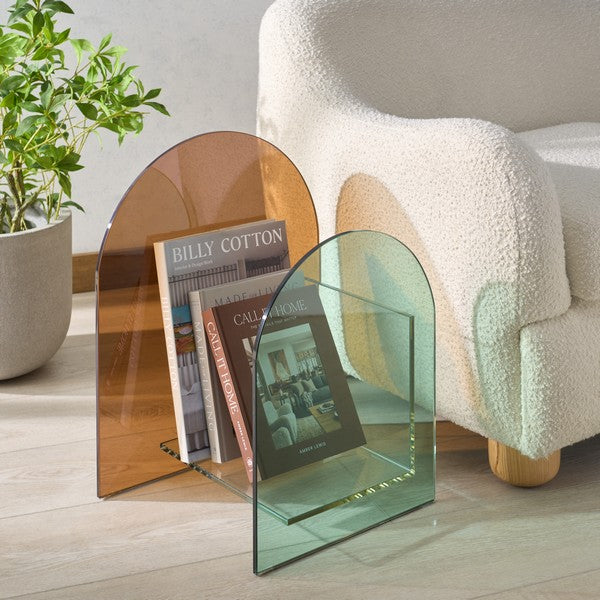 Sauro Tempered Glass Book Display