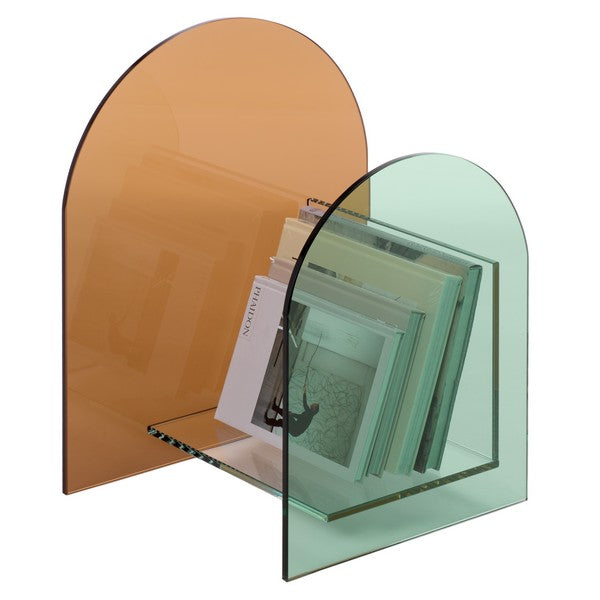 Sauro Tempered Glass Book Display