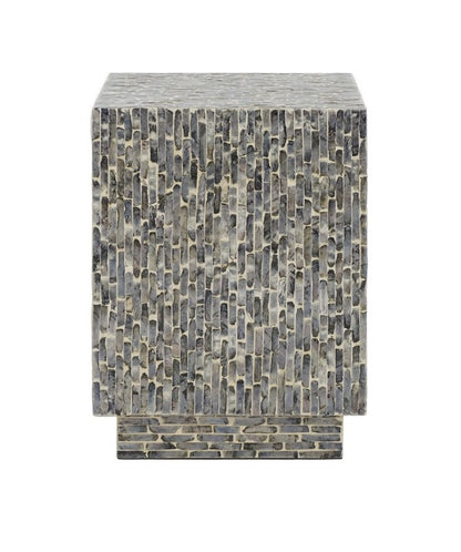 Busche 19 in. Capiz Shell Accent Table