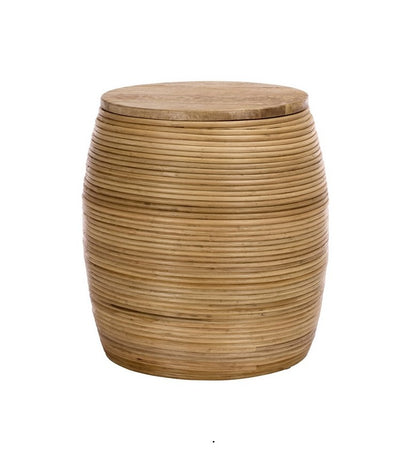 Saiano 18 in. Mango Wood Accent Table