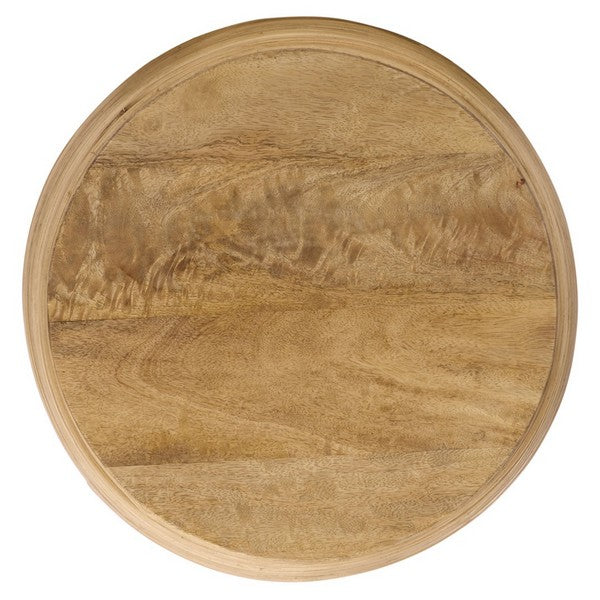 Saiano 18 in. Mango Wood Accent Table