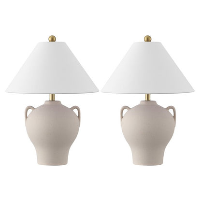 Neoneli 18 in. Ceramic Table Lamp - Set of 2