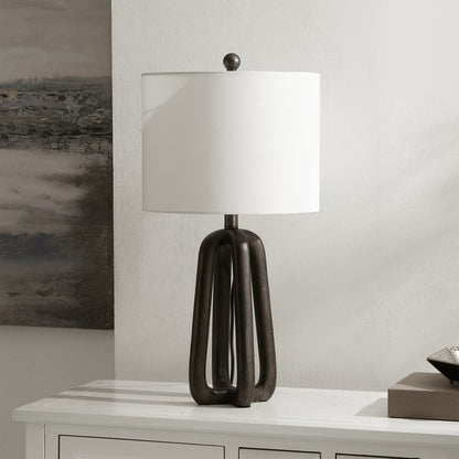 Giacinto Black Resin Table Lamp