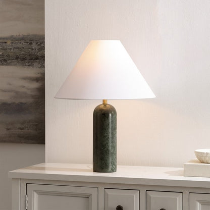 Bocconi Green Marble Table Lamp