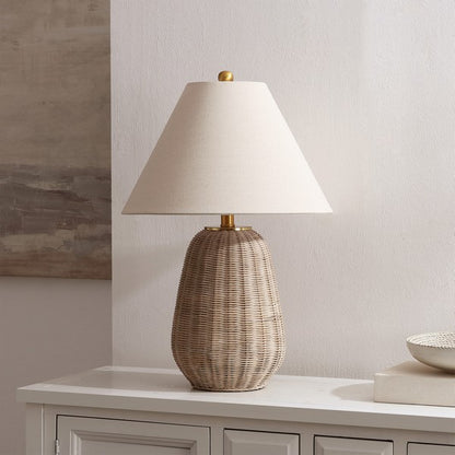 Catanzaro Rattan Table Lamp