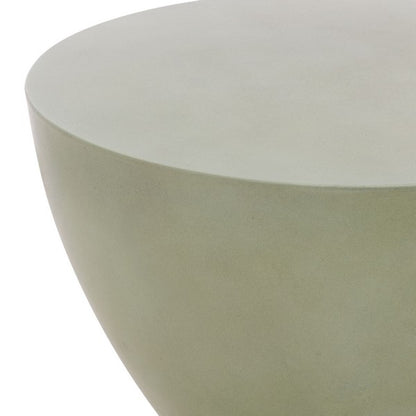 Genzano 18 in. Concrete Outdoor Accent Table - Sage