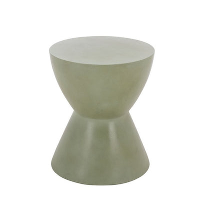Genzano 18 in. Concrete Outdoor Accent Table - Sage