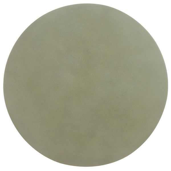 Genzano 18 in. Concrete Outdoor Accent Table - Sage