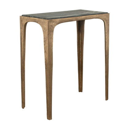 Venalzio 23 in. Marble Top Accent Table