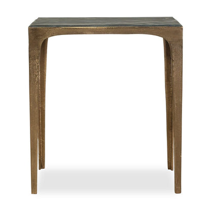 Venalzio 23 in. Marble Top Accent Table