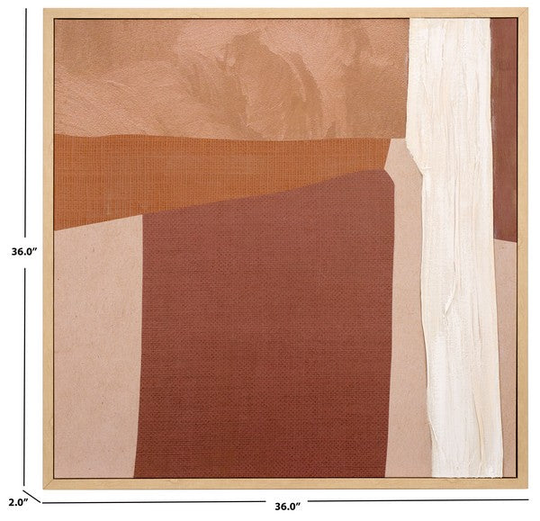 Dune Layers Abstract 36 in. Wall Art