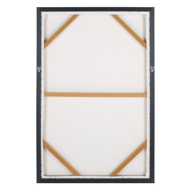 Textured White Abstract 36 in. Wall Art