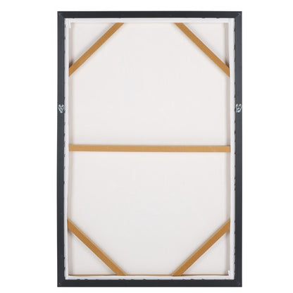 Textured White Abstract 36 in. Wall Art