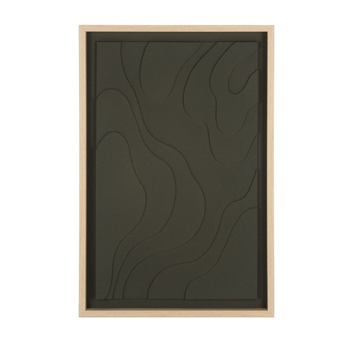 Ripples of Nature Abstract 36 in. Wall Art