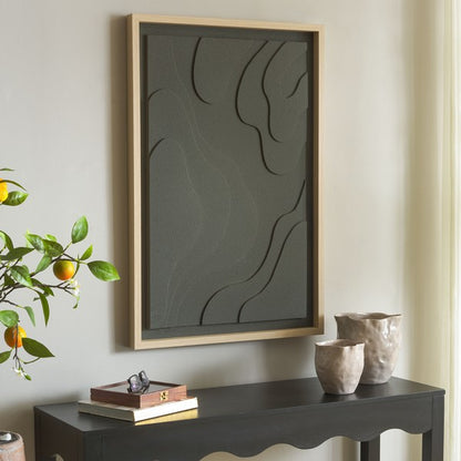 Ripples of Nature Abstract 36 in. Wall Art