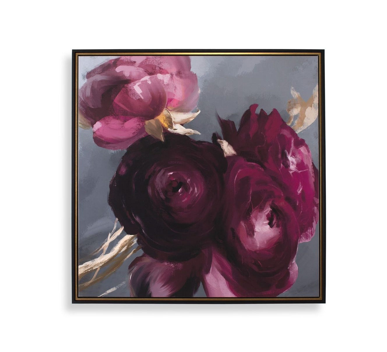 Blossom Nocturne 51 in. Framed Canvas