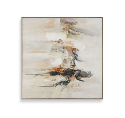 Rust and Rain 51 in. Hand Painted Canvas