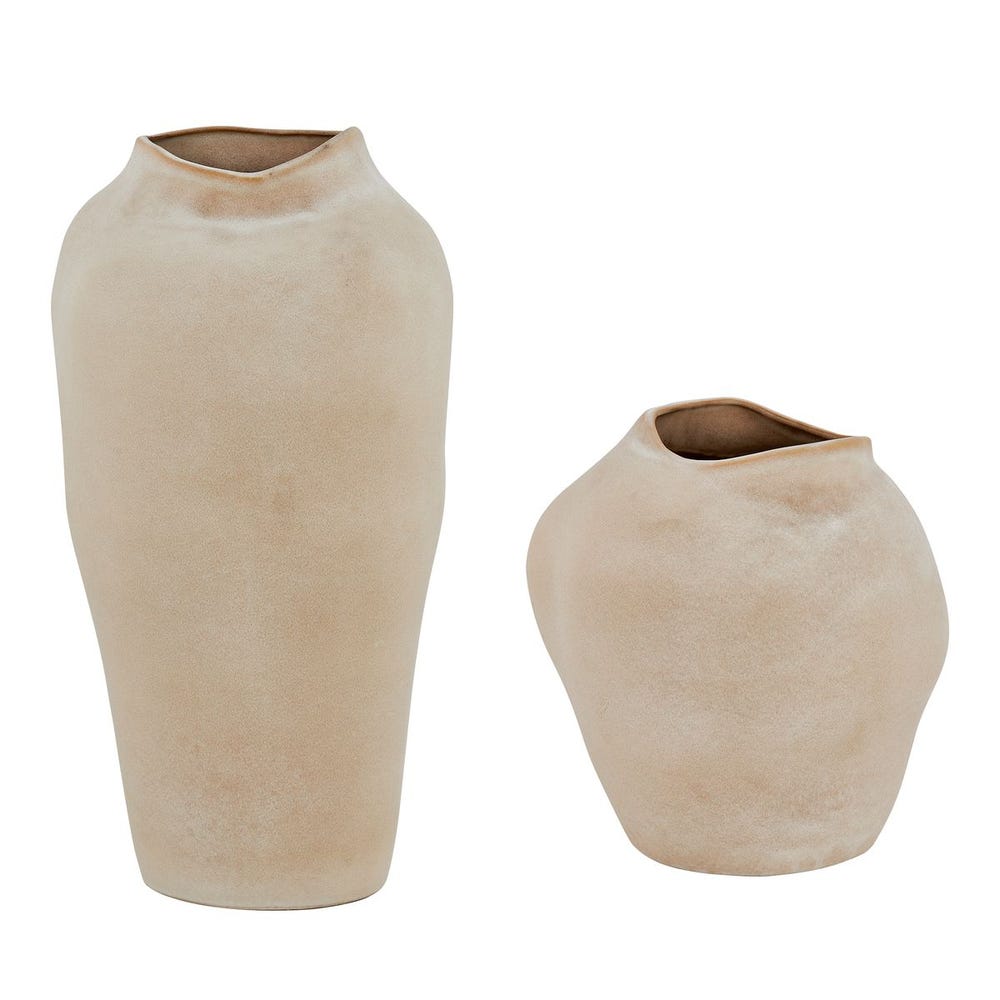 Verona Earthenware Outdoor Vases - Set of 2