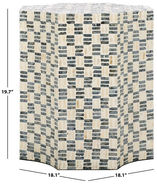 Rilievo 20 in. Capiz Inlay Accent Table