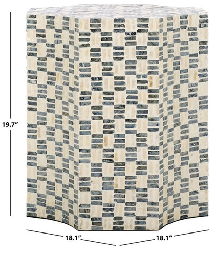 Rilievo 20 in. Capiz Inlay Accent Table