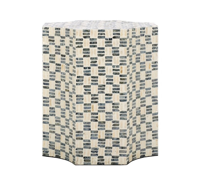 Rilievo 20 in. Capiz Inlay Accent Table