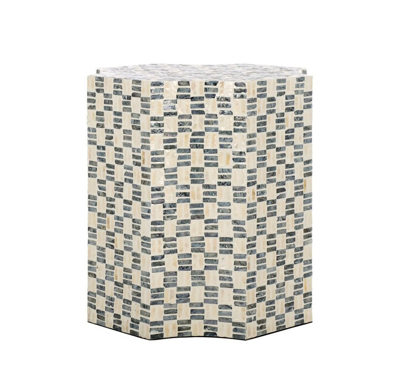Rilievo 20 in. Capiz Inlay Accent Table