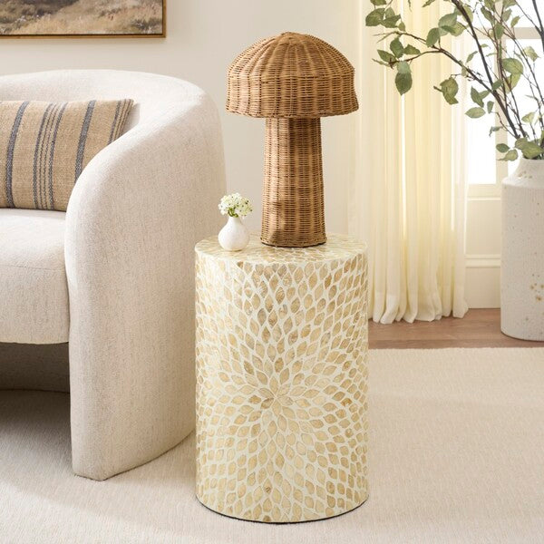 Morta 19 in. Capiz Accent Table