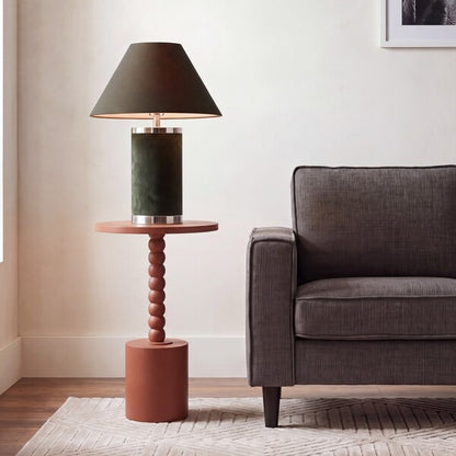Locri 23 in. Mango Wood Accent Table