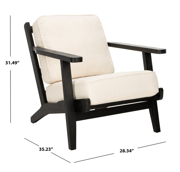 Cerreto Oak Wood Accent Chair