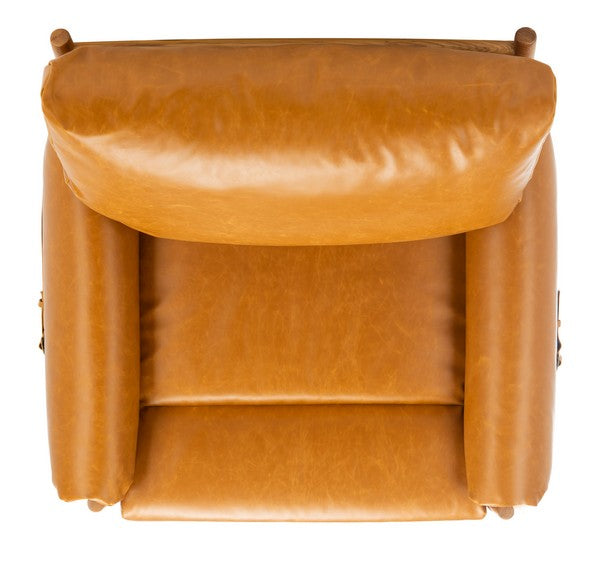 Samone Vegan Leather Accent Chair