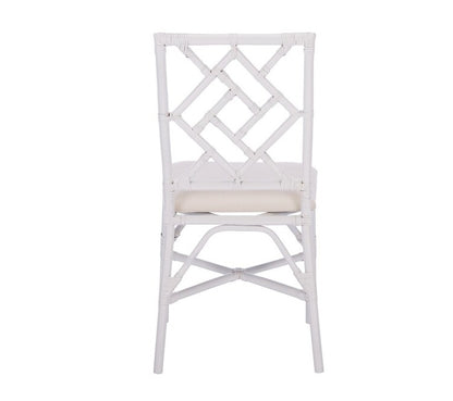 Alaimo White Rattan Accent Chair - Set of 2