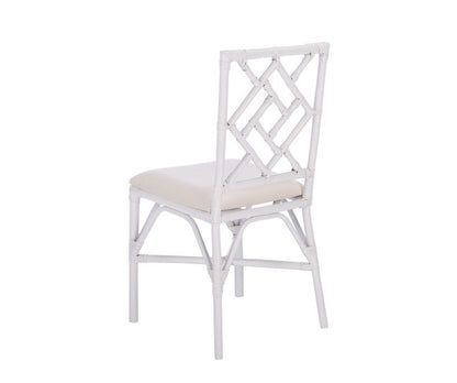Alaimo White Rattan Accent Chair - Set of 2
