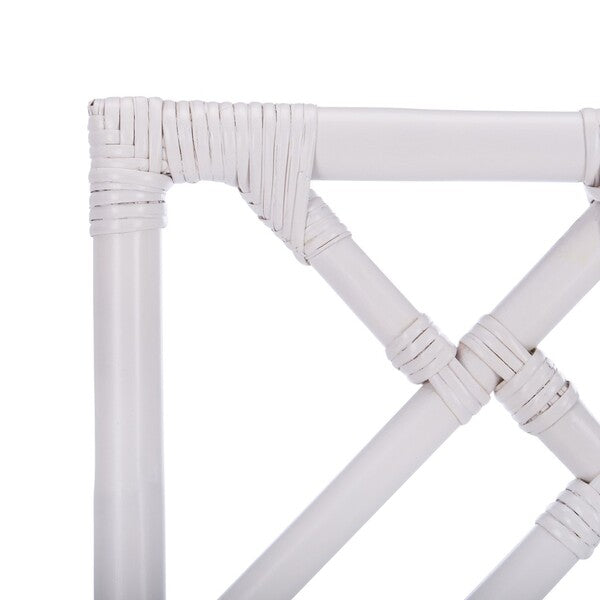 Alaimo White Rattan Accent Chair - Set of 2
