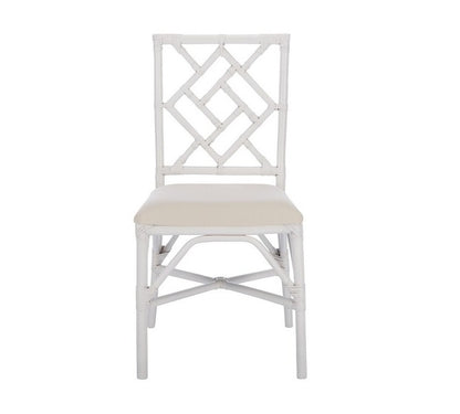 Alaimo White Rattan Accent Chair - Set of 2
