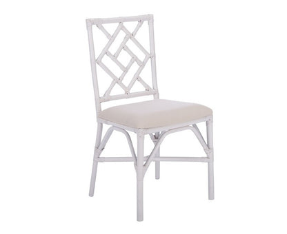 Alaimo White Rattan Accent Chair - Set of 2