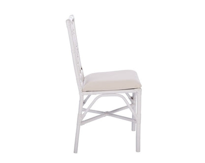 Alaimo White Rattan Accent Chair - Set of 2
