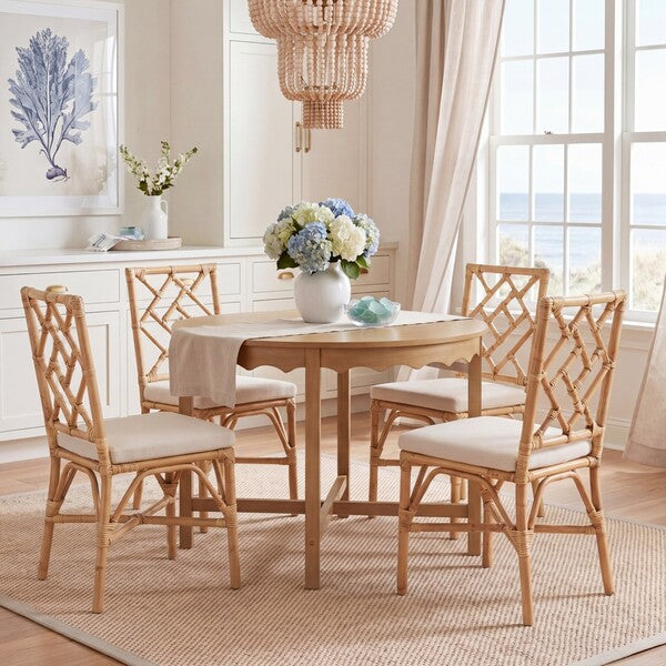 Alaimo Brown Rattan Accent Chair - Set of 2