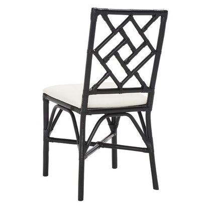 Alaimo Black Rattan Accent Chair - Set of 2