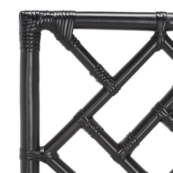 Alaimo Black Rattan Accent Chair - Set of 2