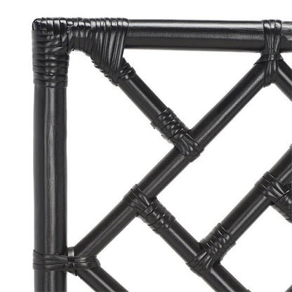 Alaimo Black Rattan Accent Chair - Set of 2