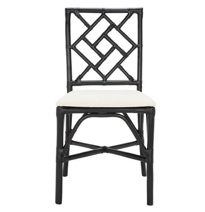 Alaimo Black Rattan Accent Chair - Set of 2