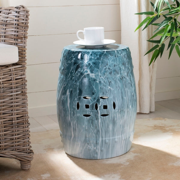 Pilastri 17 in. Ceramic Accent Table