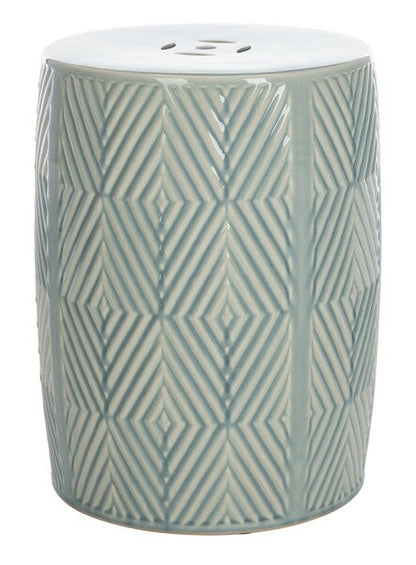 Eggi 18 in. Ceramic Accent Table