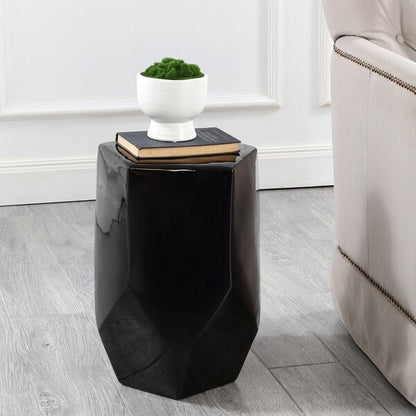 Durasca 18 in. Ceramic Outdoor Accent Table