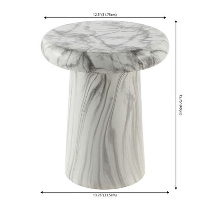 Ripa 16 in. Ceramic Accent Table