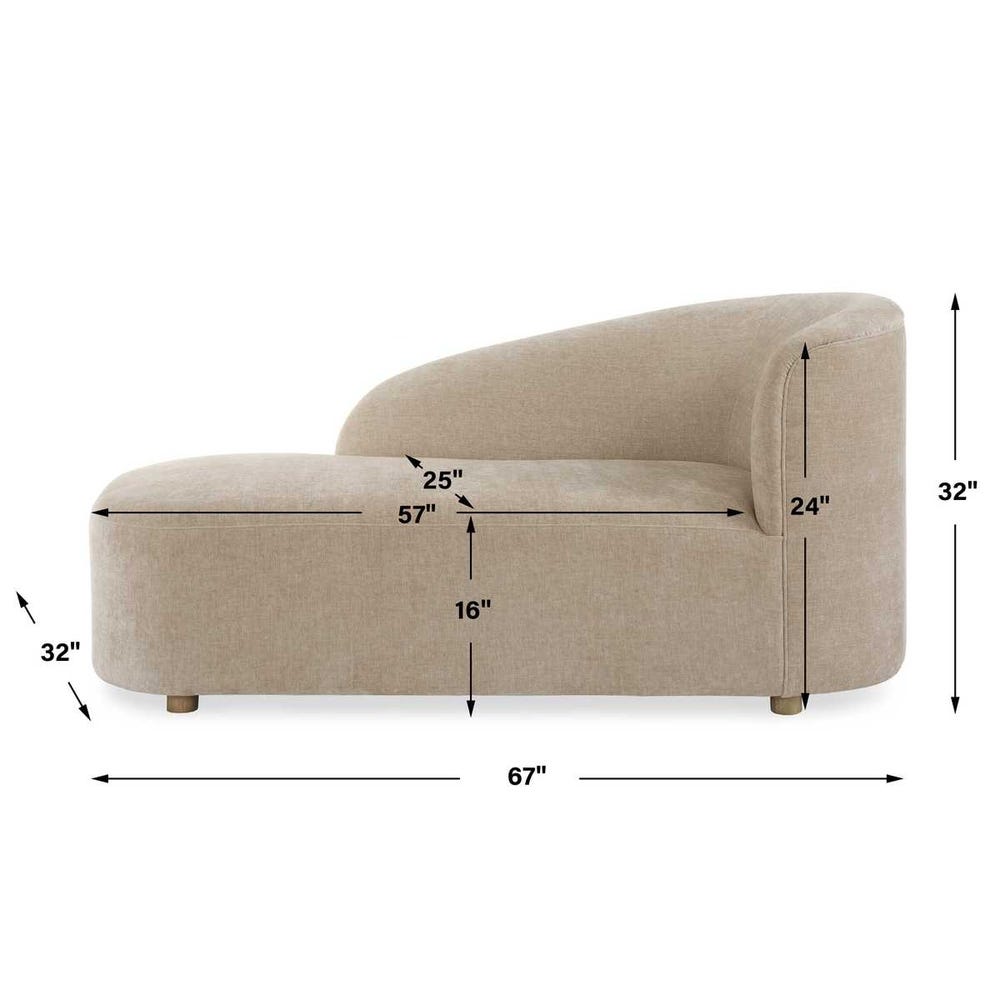 Valentia 67 in. Chaise Lounge
