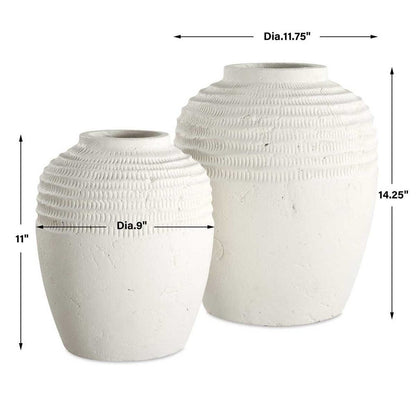 Avelengo Ceramic Vase -  Set of 2